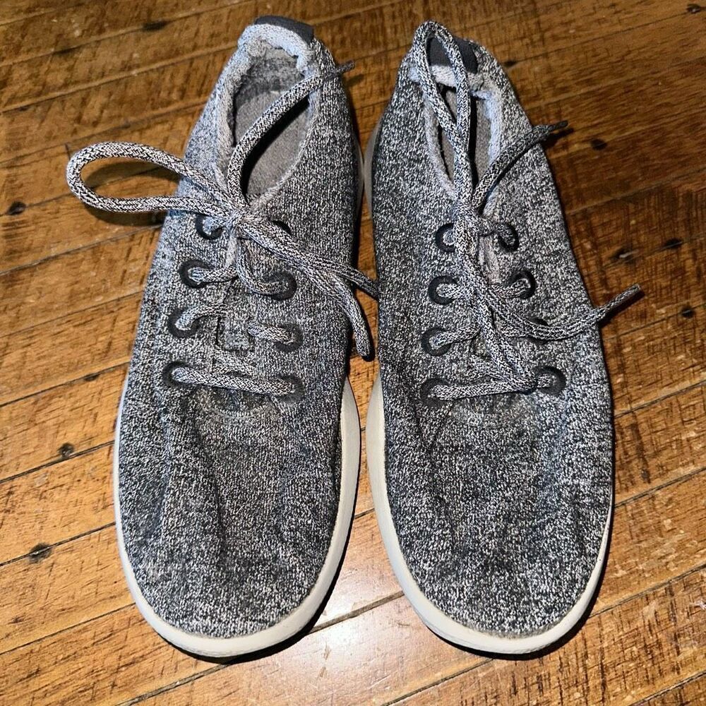 Allbirds gray wool lace up size 10 trainers tennis shoes